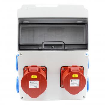 Preview: Stromverteiler (1x CEE 5P 16A + 1x CEE 5P 32A + 4x 230V/16A)